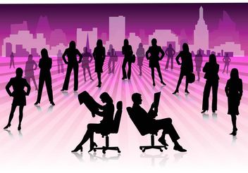 Working People - vector #157921 gratis